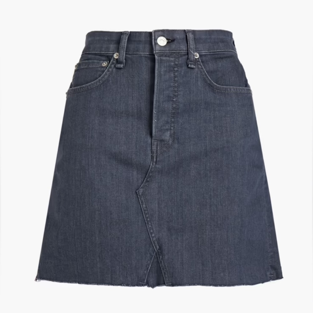Rag & Bone Denim Mini Skirt Size 28 (waist)